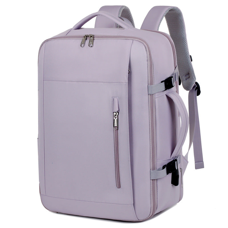 Women's & Men's Capacity Waterproof Oxford Cloth Computer Independent Shoe Warehouse Leisure Backpack