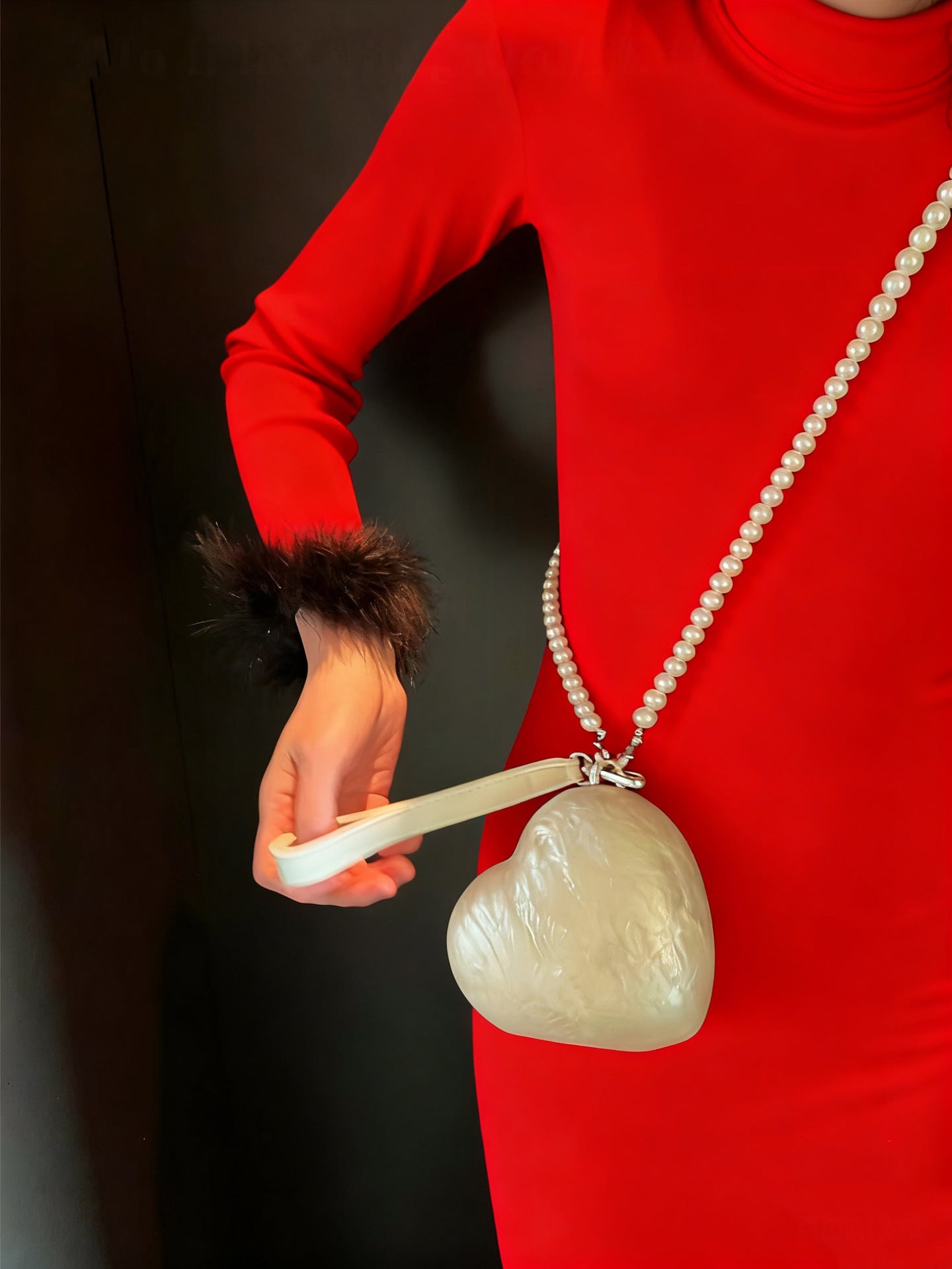 Women's Shell Acrylic Fashion Wedding Dinner Clutch Women's Messenger Bag