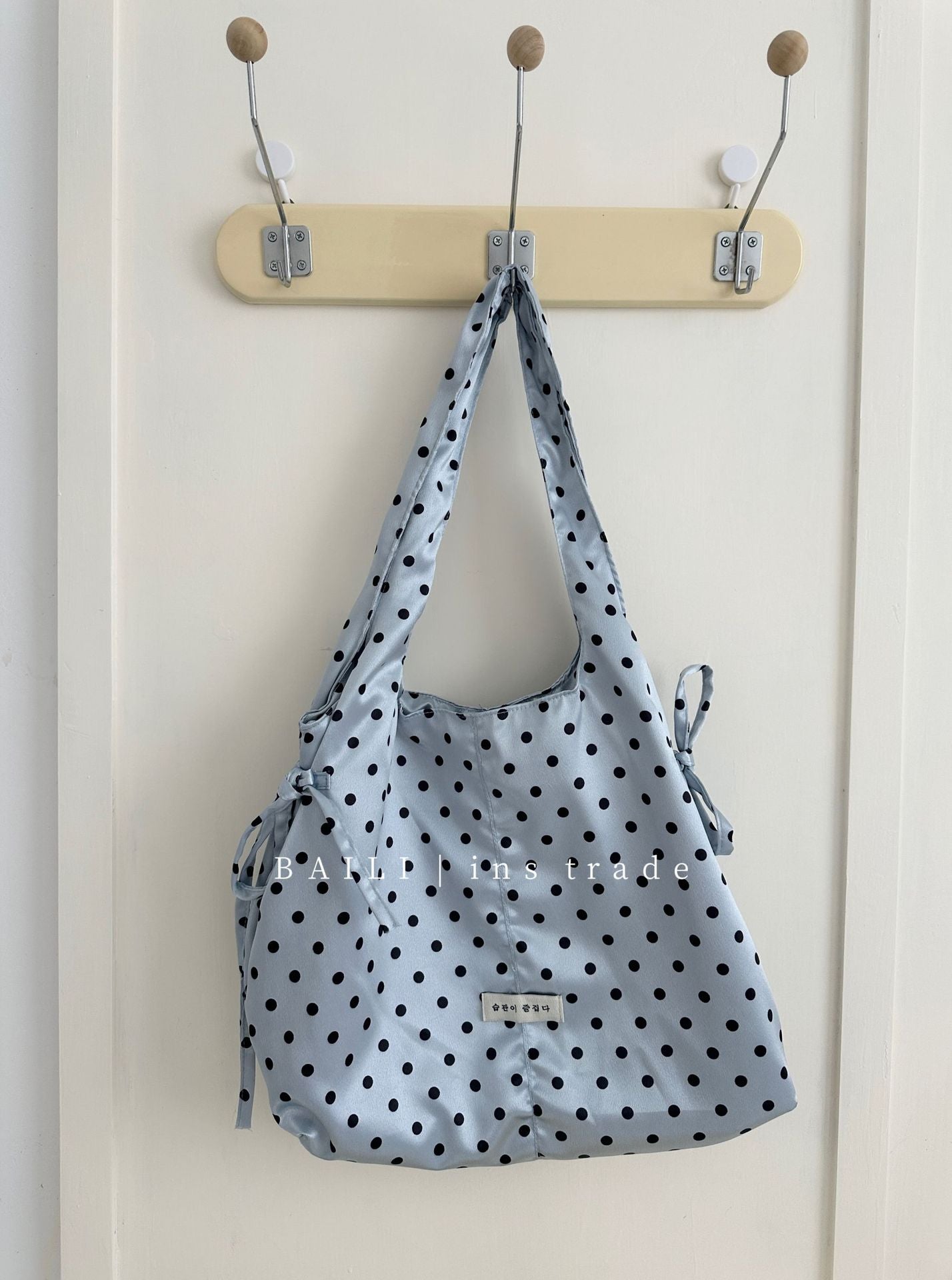 Dot Pearl Sweet Fresh Large Capacity Leisure Women's Shoulder Bag