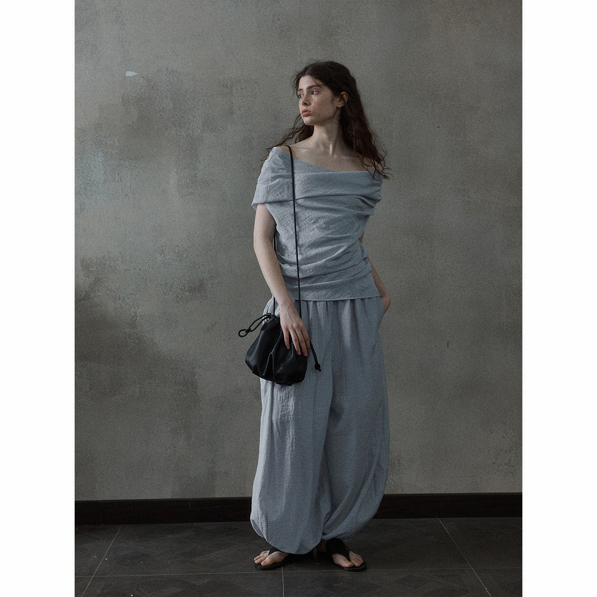 Soft Glutinous Cloud Feeling Drawstring Daily Bags