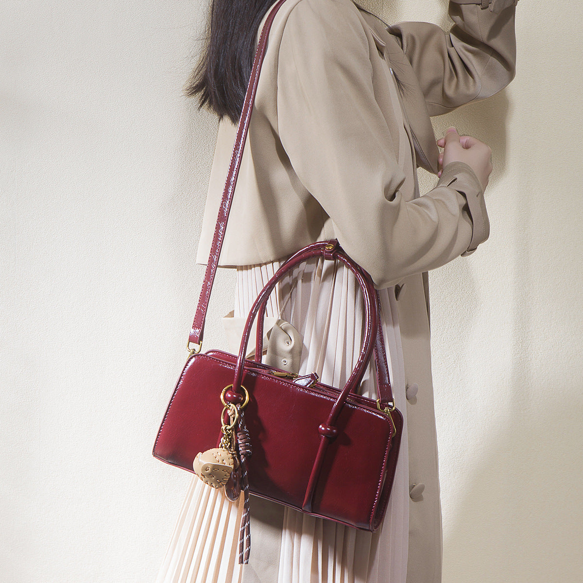 Women's Bridal Large Capacity Fashion Niche Red Tote Bags