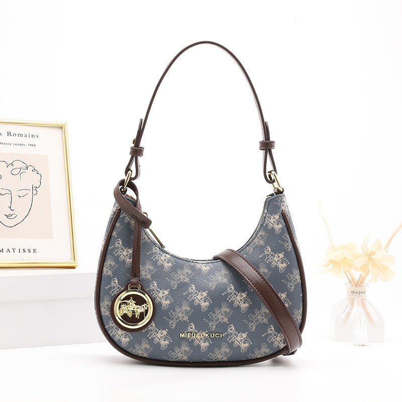 Women's Underarm Baguette Dumpling Niche Hobos Women's Shoulder Bag