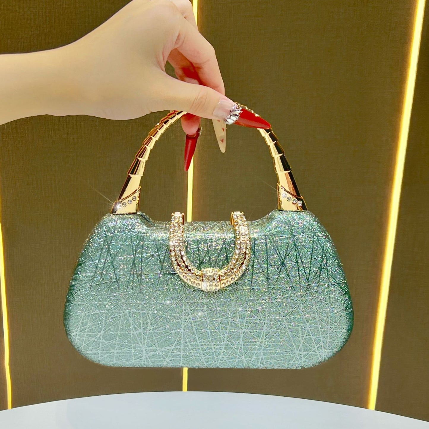 Women's Cheongsam Hand Fashion Wedding Banquet Dinner Bag
