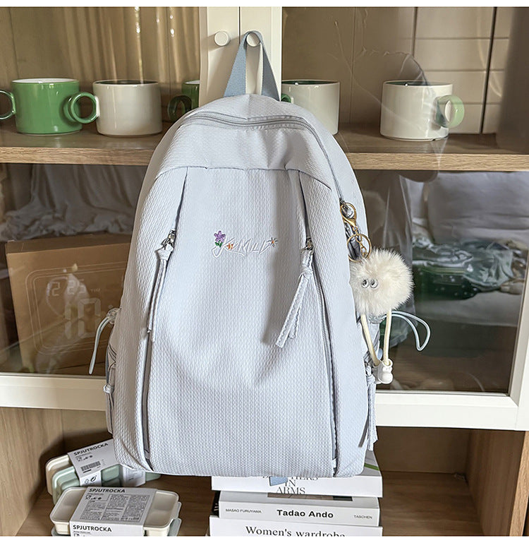 Korean Style Good-looking Fresh Sweet Primary Secondary Lightweight Large Leisure Backpack
