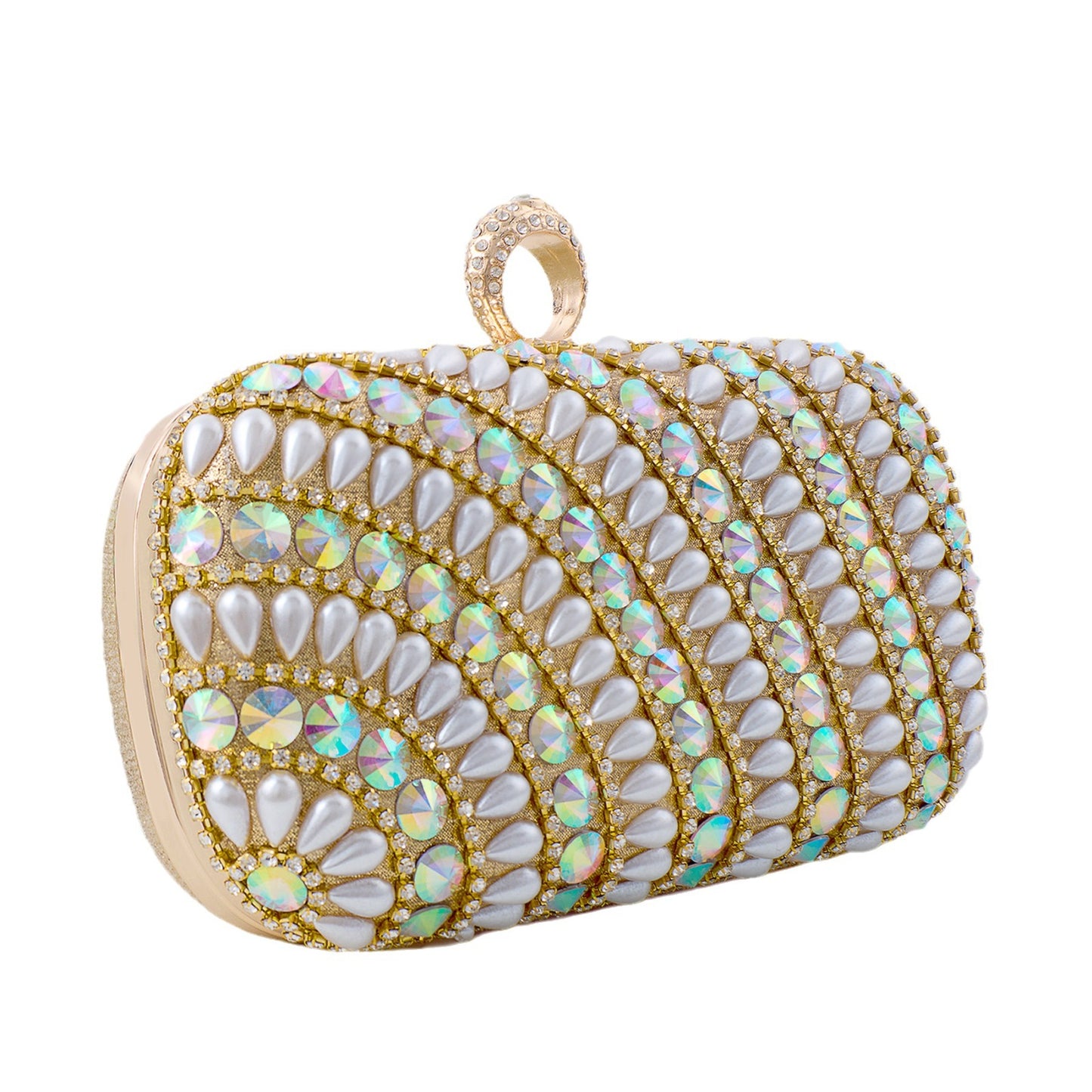 Women's Rhinestone Diamond Box Suitable For Wedding Party Dinner Bag