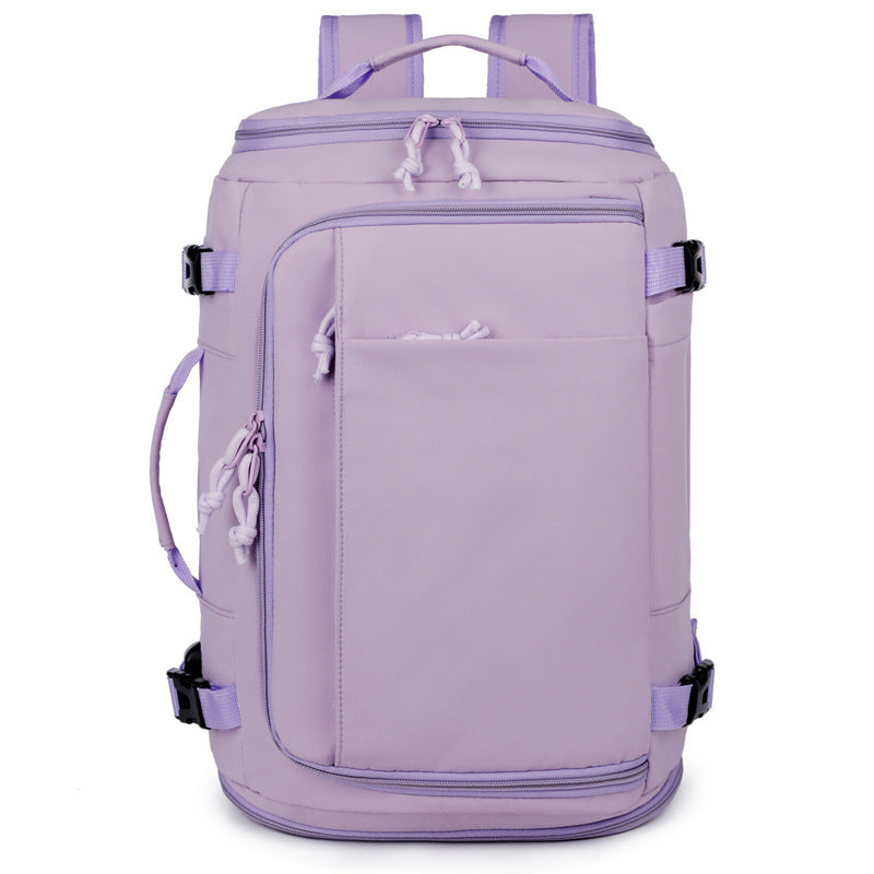 Large Capacity Simple Solid Color Oxford Business Backpack