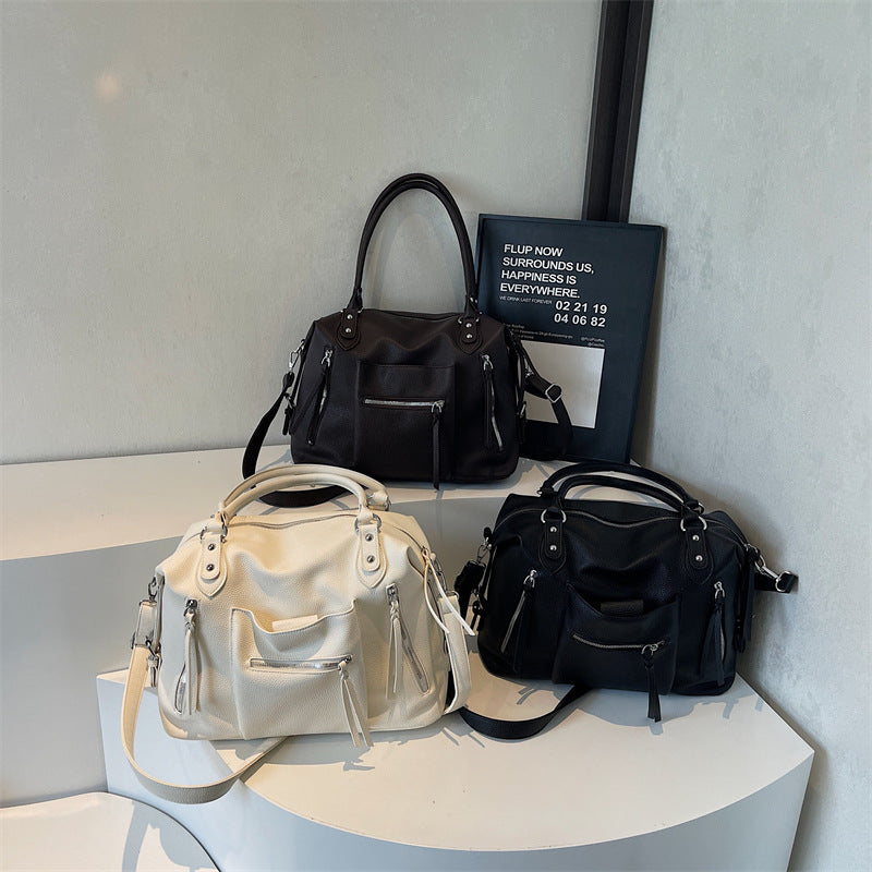 Women's Large Capacity Retro Commuter Fashion Portable Bags