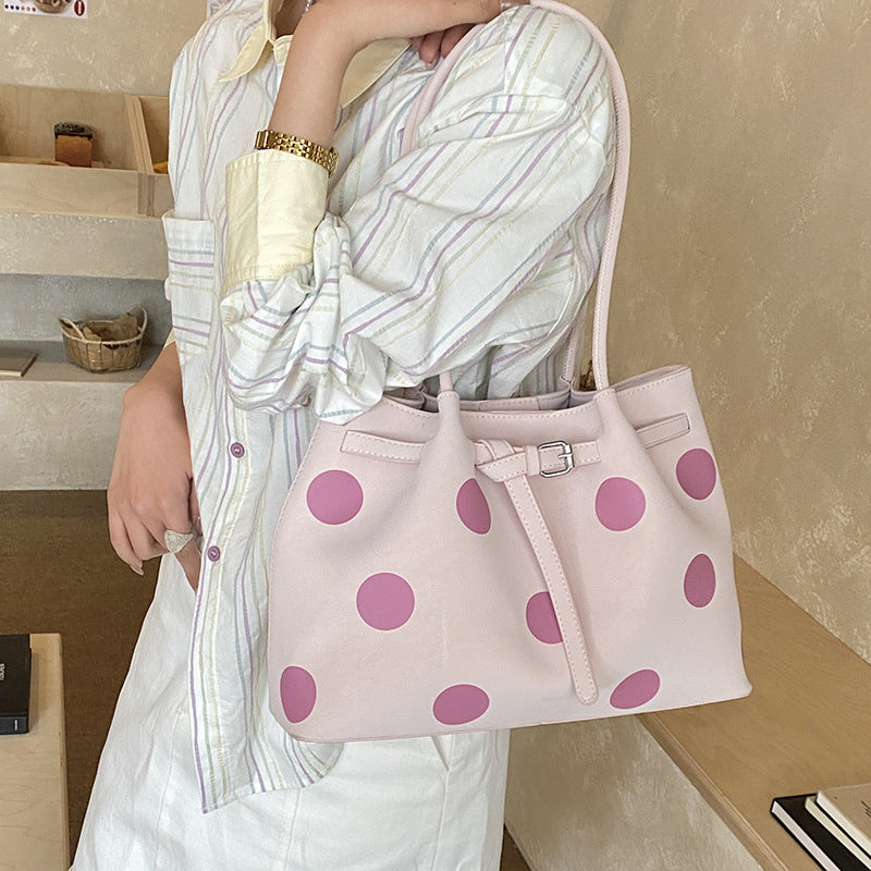 Sweet Polka Dot Female Fashion Commuter Women's Shoulder Bag