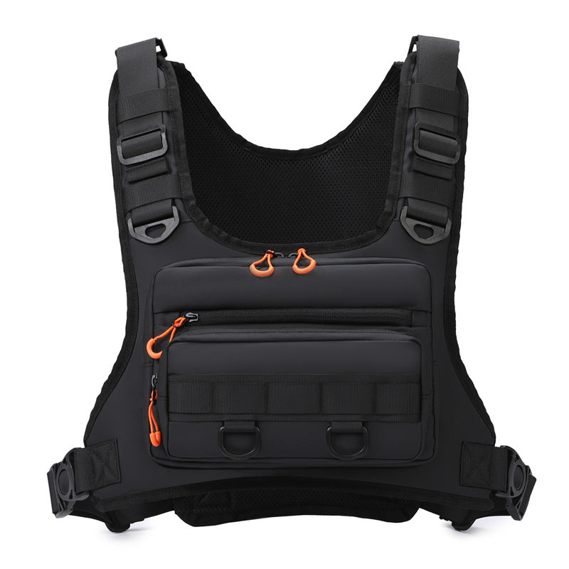 Attractive Men's Tactics Vest Riding Running Sports Satchel, Hanging Bag