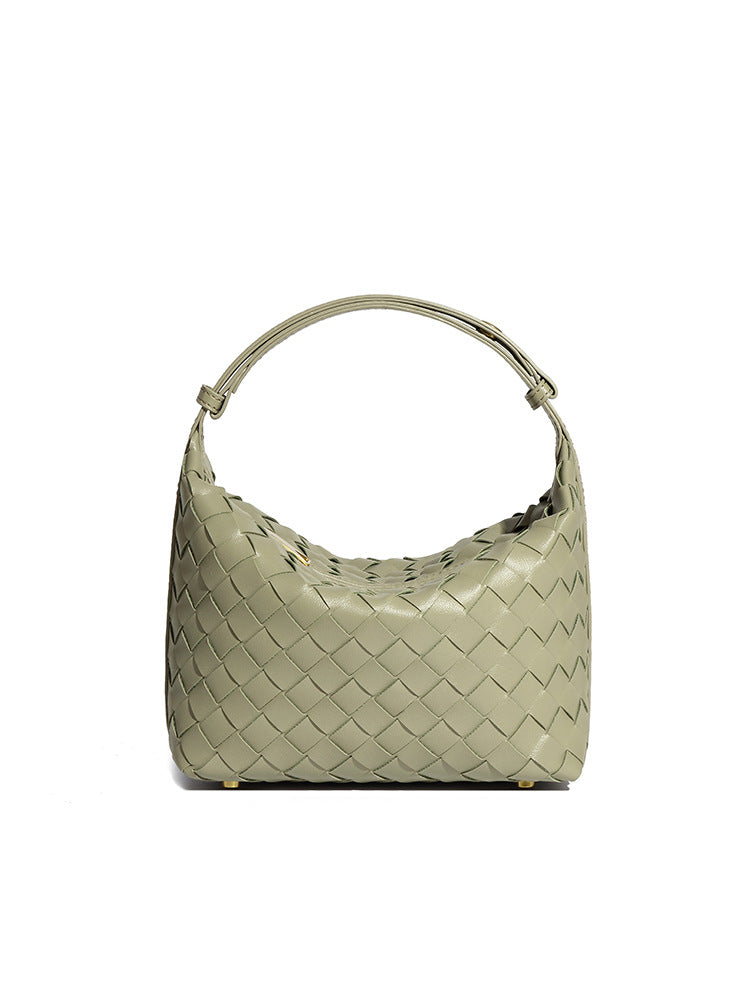 Women's Hand-woven Lunch Box French Minority Western Style Underarm Bag