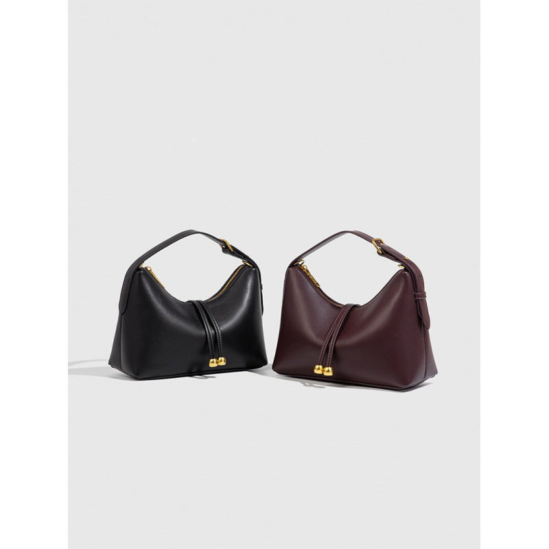 Women's Z Soft Leather Versatile Fashion Commuter Underarm Women's Messenger Bag
