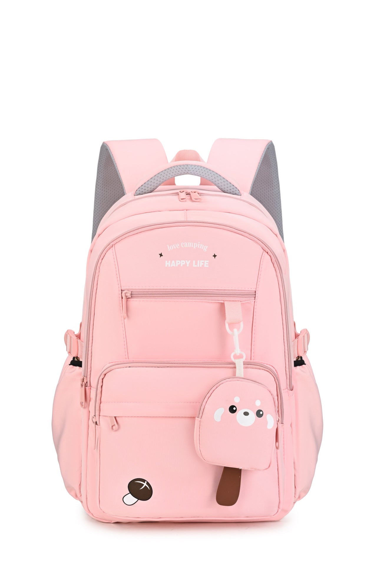 Solid Color Simple Fashion Cute Puppy Lightweight For Going Out Backpacks