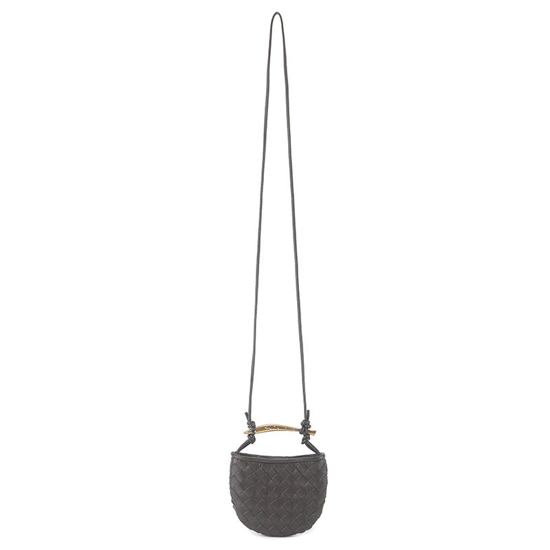 Shark Nail Earphone Woven Pendant Classic Women's Handbag