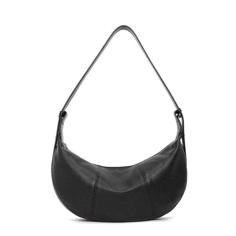 Women's Genuine Leather Fashion Large Capacity Underarm Bags