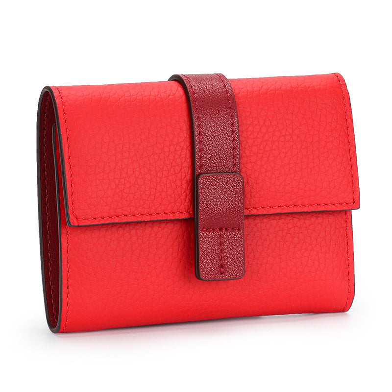 Women's Trifold Large Capacity Zipper Pocket Fashion Ladies Wallet