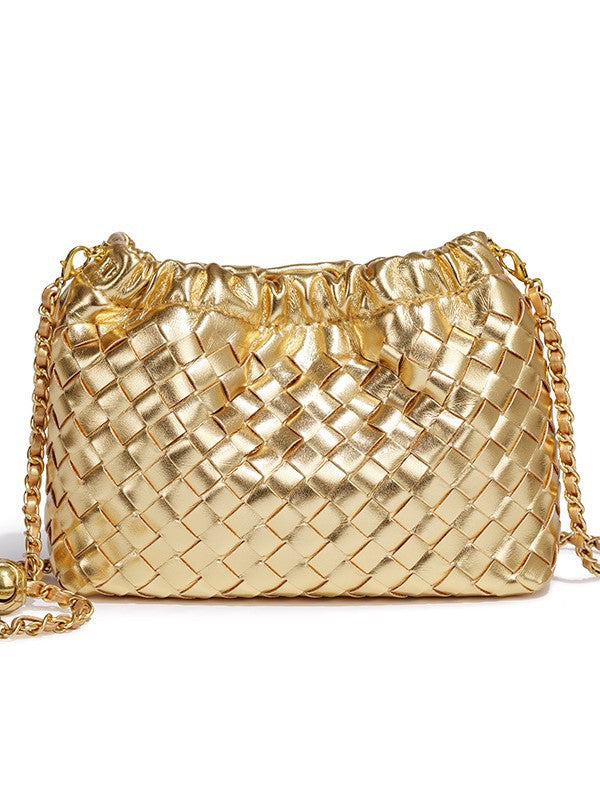 Women's Hand-woven Cloud Simple Metal Chain Fashion Minority Design Women's Shoulder Bag