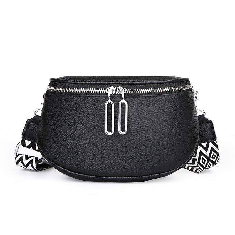 Women's Layer Cowhide Saddle Fashion Niche Riding Women's Messenger Bag