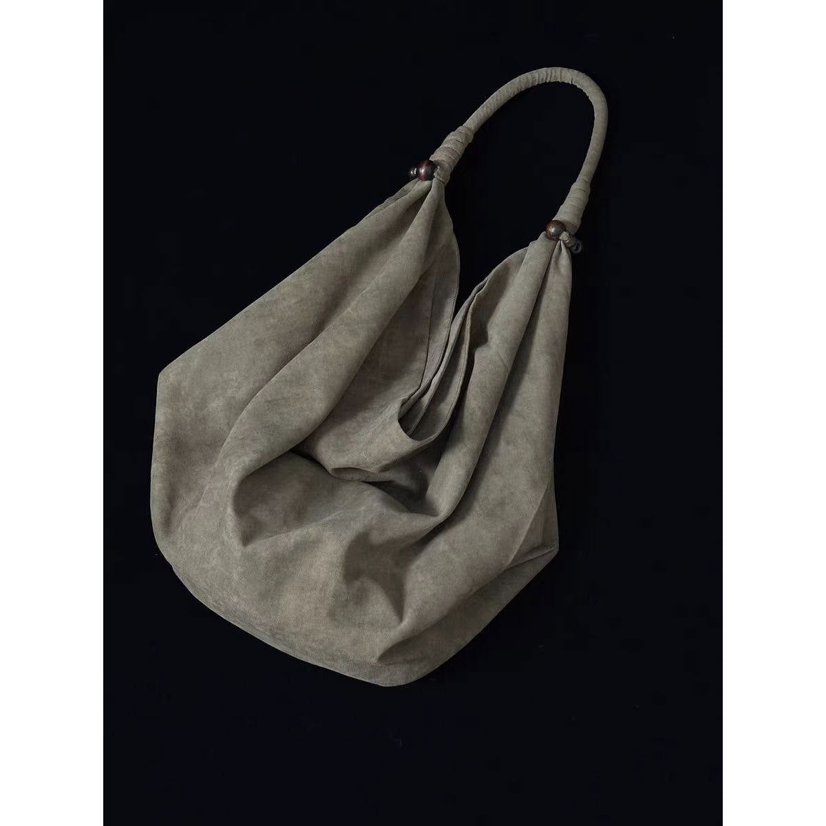 Women's Vagrant One Texture Distressed Canvas Underarm Large Women's Shoulder Bag