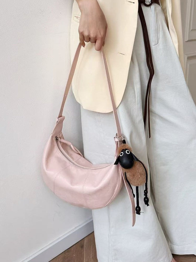 Women's Idle Style Dumpling Underarm Relaxed Portable Women's Shoulder Bag