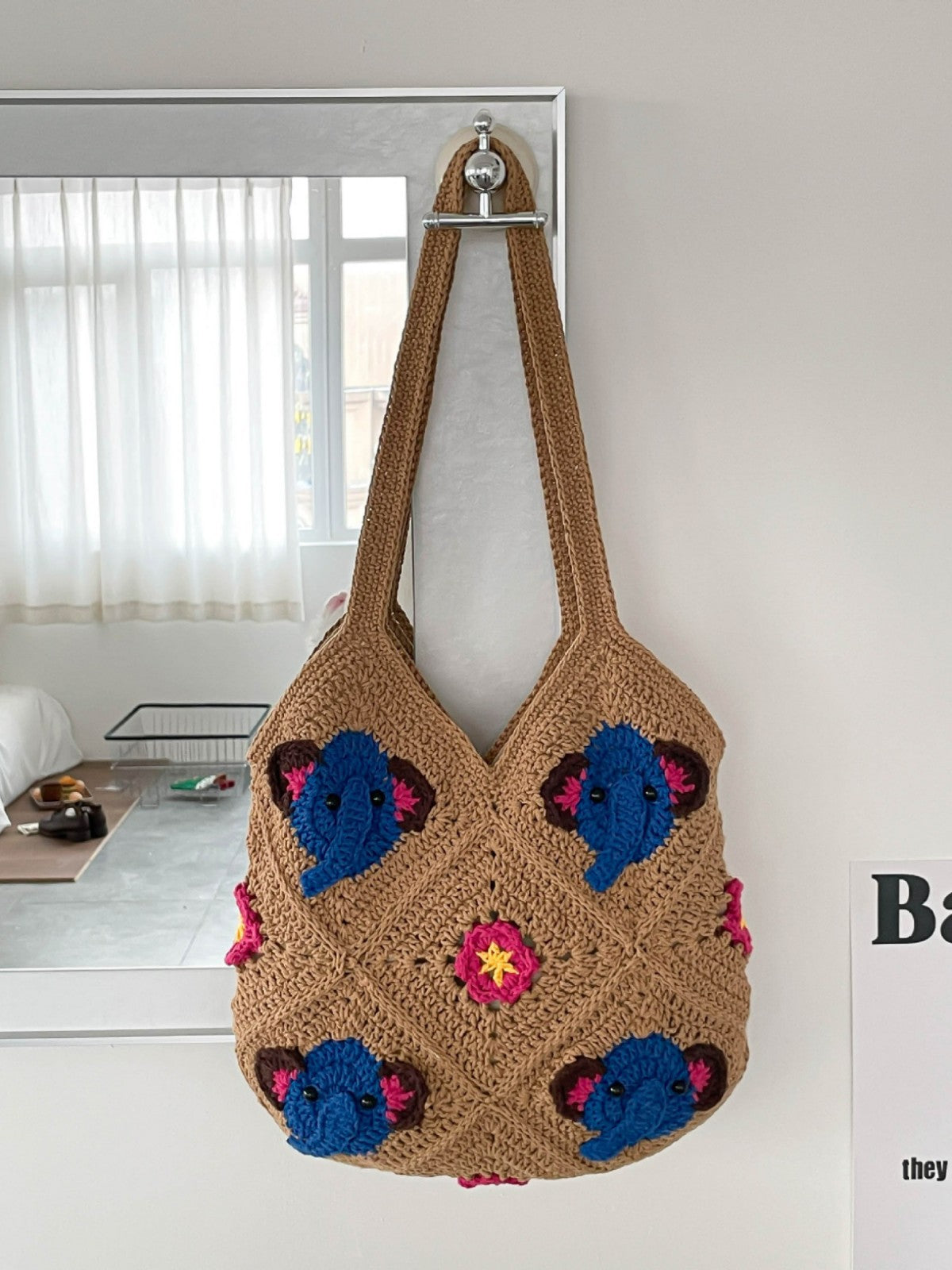 Woven Idle Style Beach Knit Wind Bags