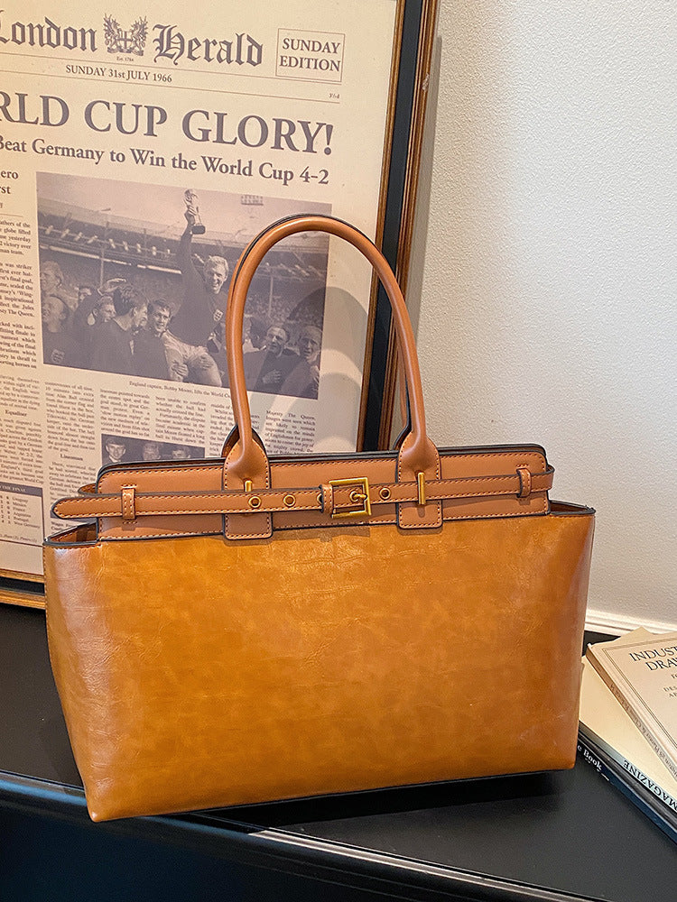 New Women's Retro Large Capacity Portable Bags