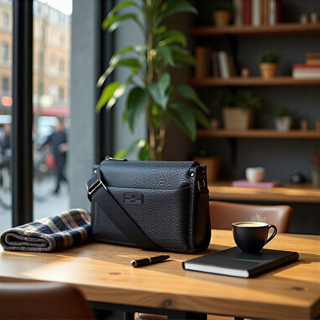 Men's Layer Cowhide Business Commute Boys Genuine Leather Bags