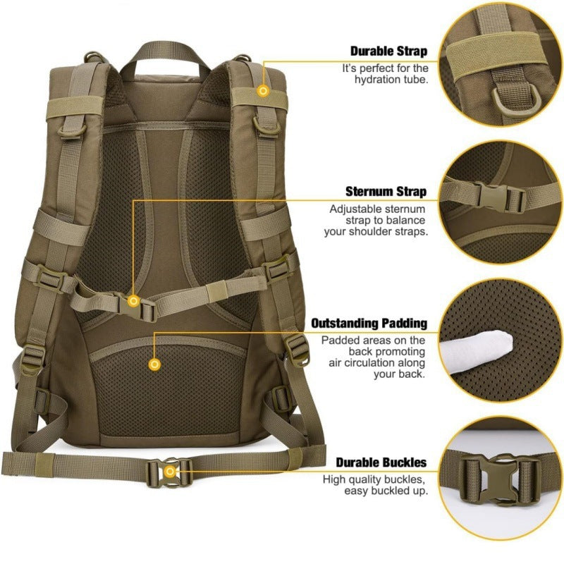 Unique Hiking Camouflage Training Waterproof Leisure Backpacks
