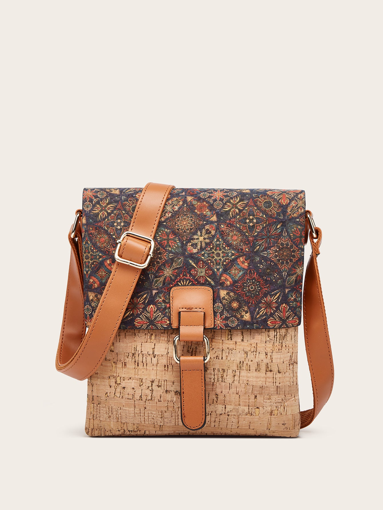 Women's Niche Design Vertical Fashion Retro Printed Bags