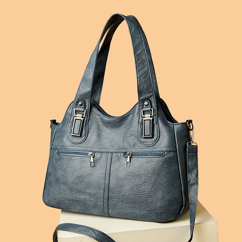 Women's Retro Large Capacity Portable Niche Simple Women's Shoulder Bag