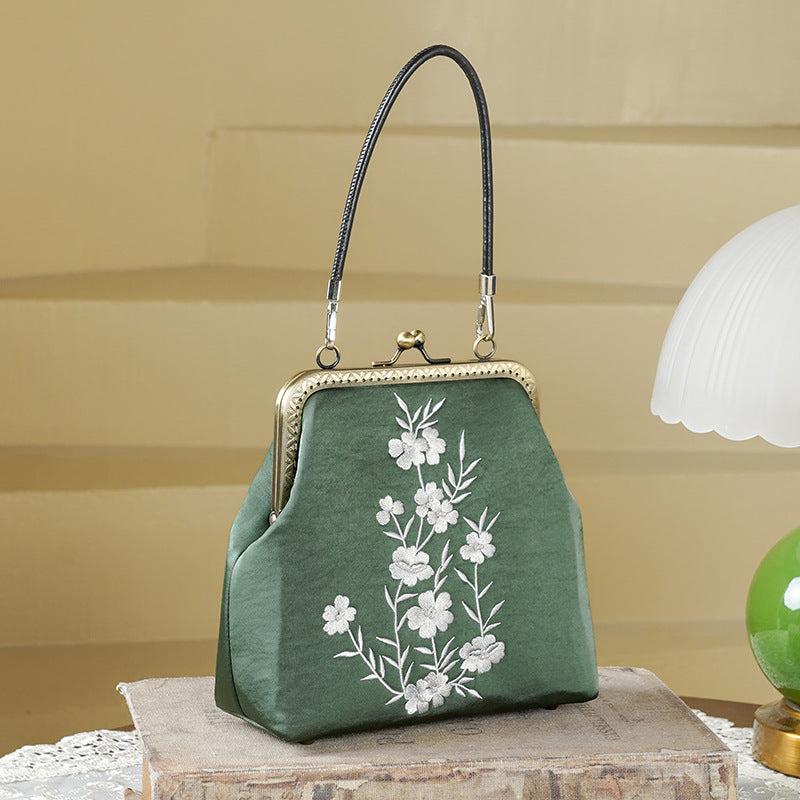 Embroidered National Style Cheongsam Han Chinese Clothing Hand Small Square Bags