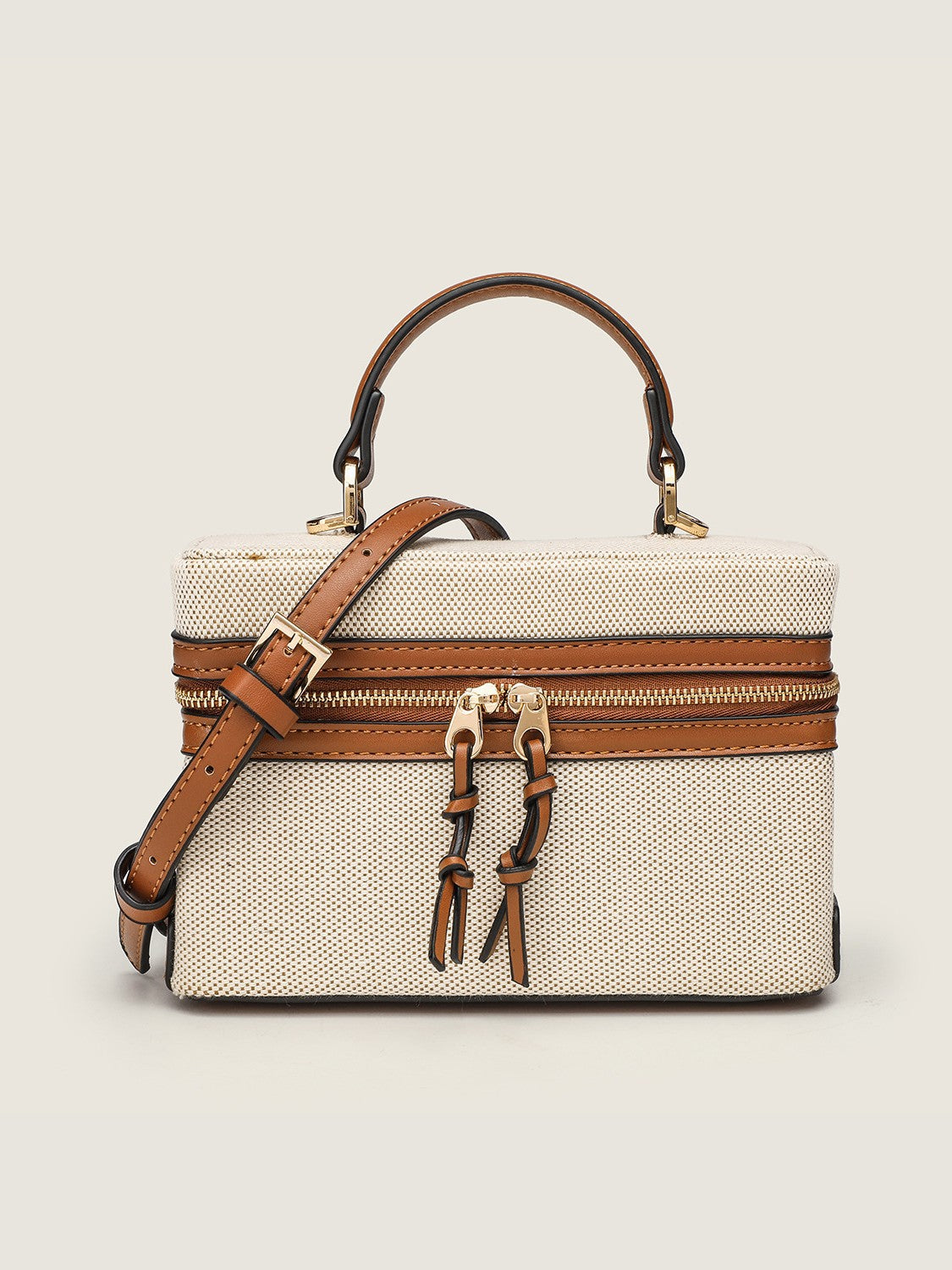 Women's Z Home Contrast Color Portable Retro Small Square Bags