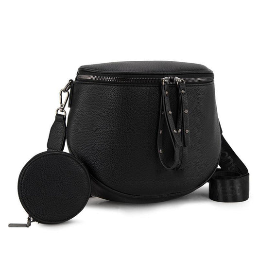 Women's Leather Large Capacity Saddle Trendy Full Women's Messenger Bag