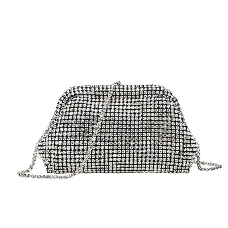 Women's Rhinestone Dinner Full Diamond Hand Clip Bags