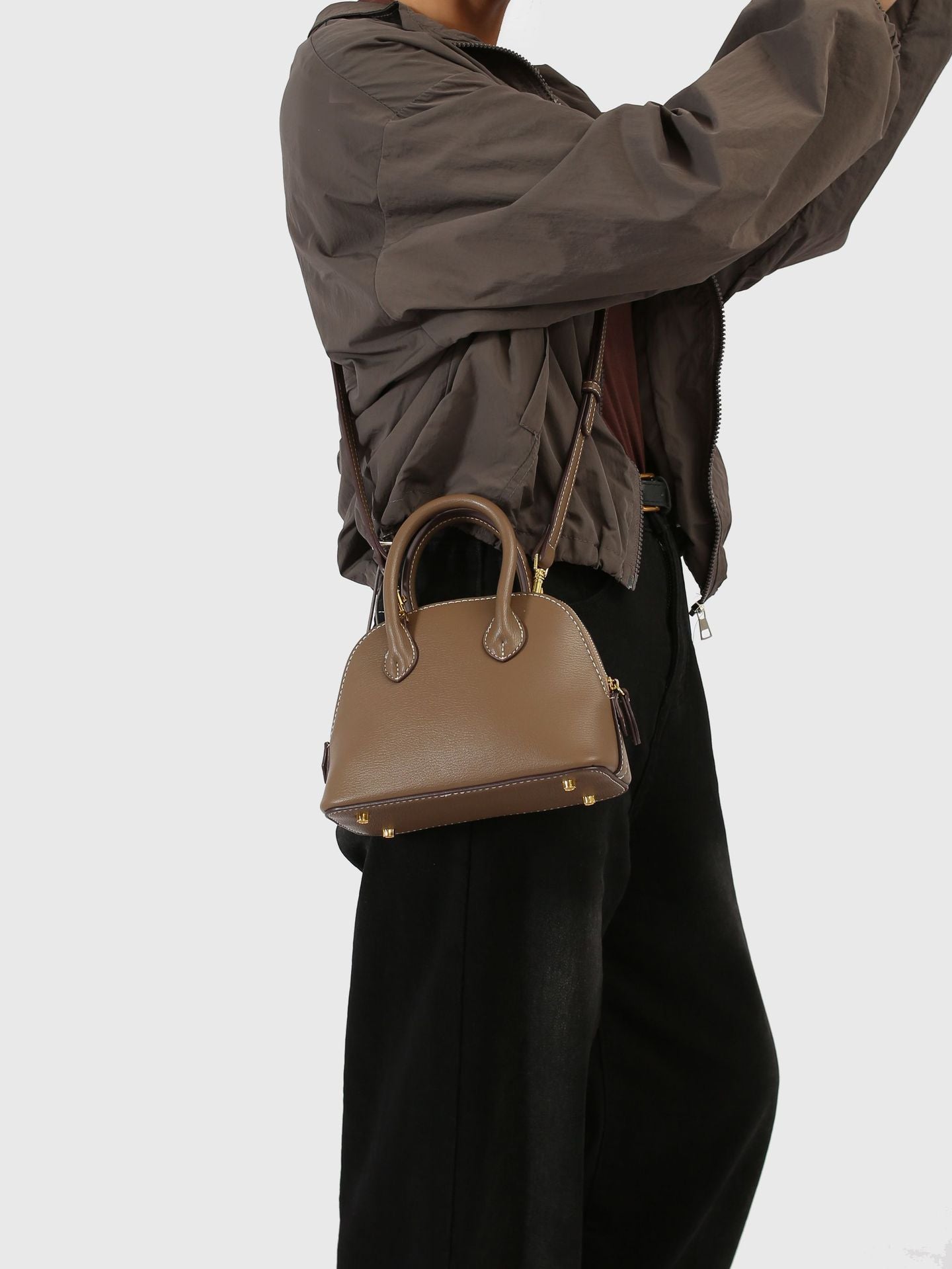 Trendy Women's Shell Bowling Boston Portable Women's Messenger Bag