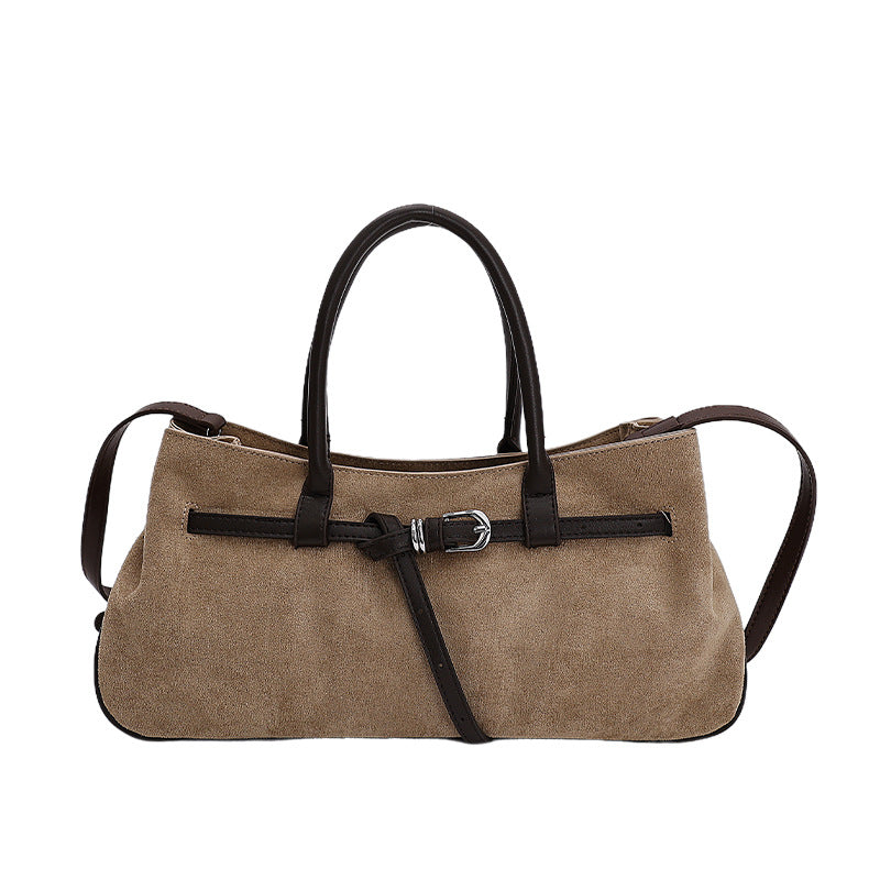 Retro Fashion High-grade Frosted Portable Underarm Women's Messenger Bag