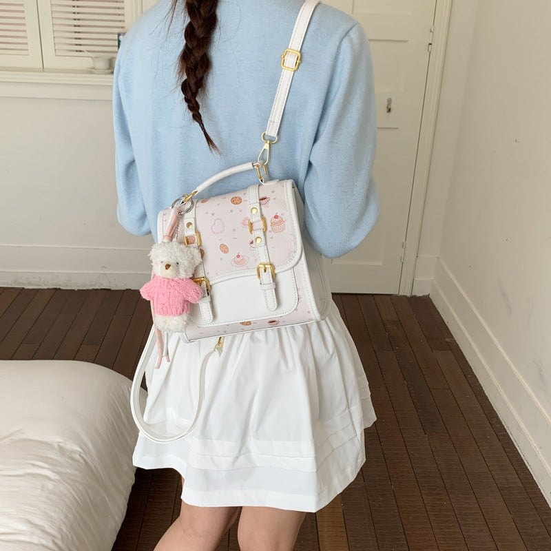 Trendy Women's Preppy Style Bear Fashion Backpacks