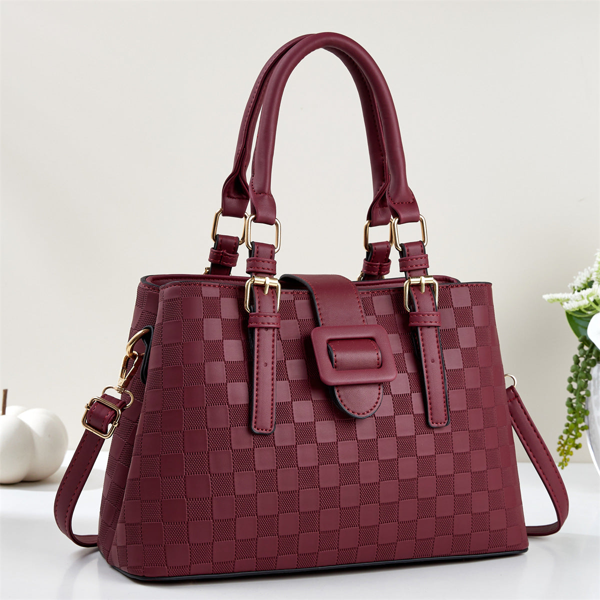 Women's Fashion Big Trendy Large Capacity Western Women's Shoulder Bag