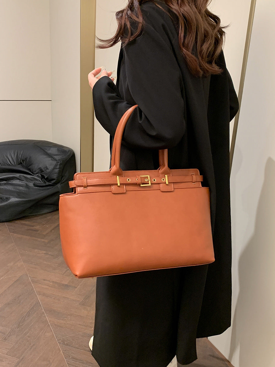 Women's Capacity Totes Korean Style Light Luxury Commuter Bags