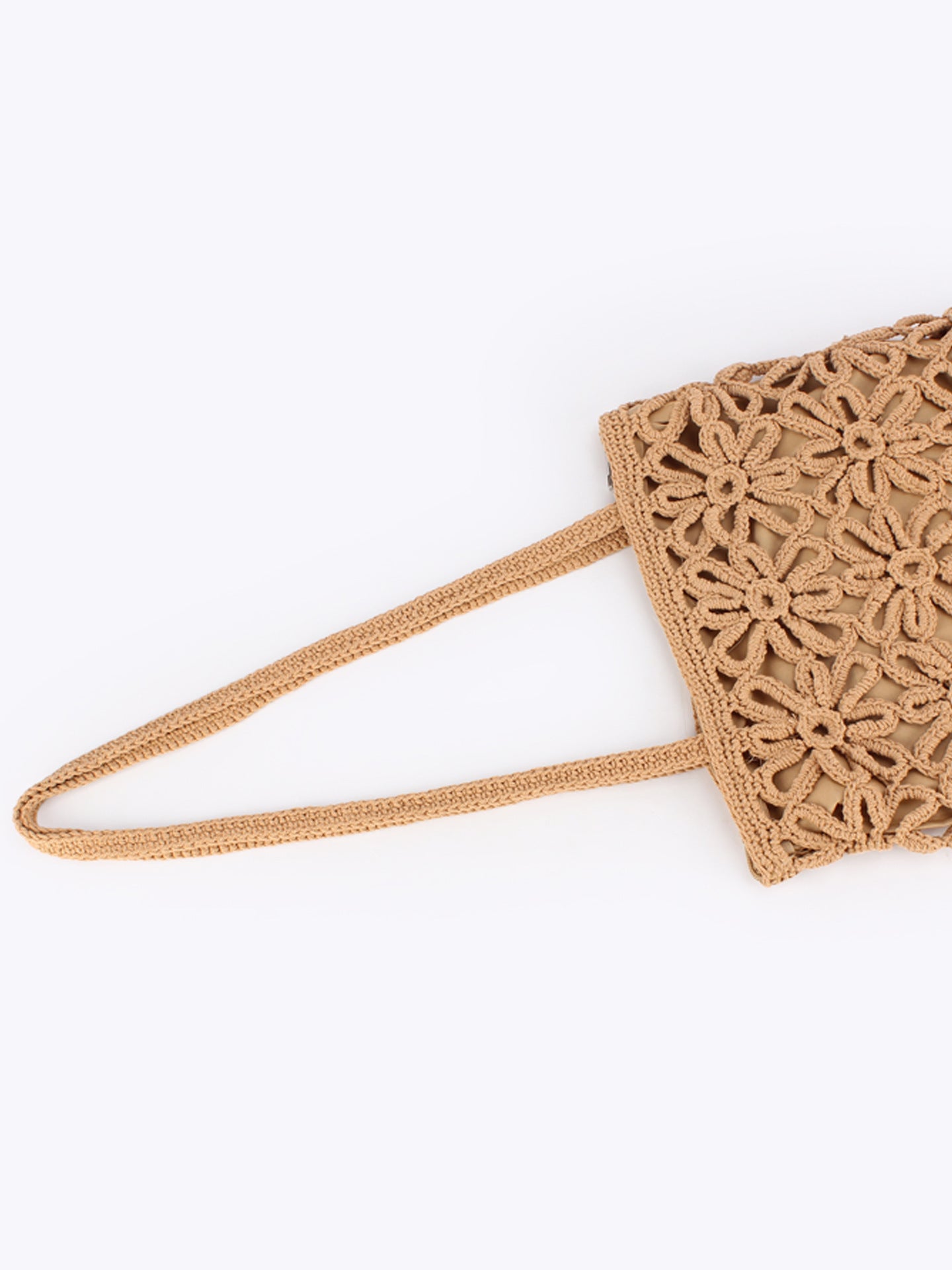 String Hollow Flower Woven Seaside Vacation Leisure Daily Women's Shoulder Bag