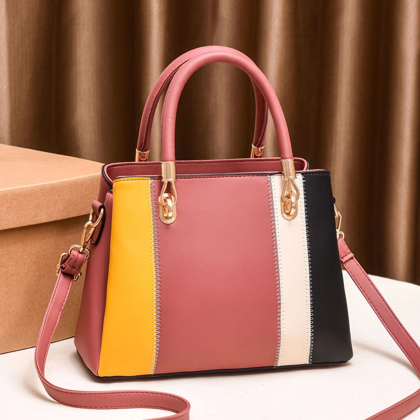 Women's Color-matching Trendy Leisure Large Capacity Women's Messenger Bag