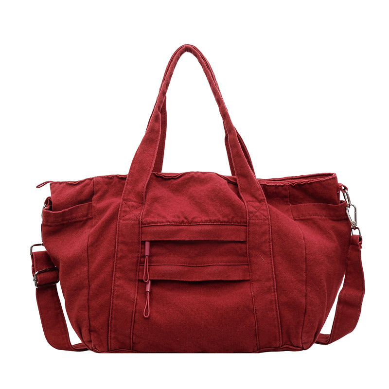 Women's Korean Style Nylon Cloth Lightweight Large Capacity Waterproof Hand Women's Messenger Bag