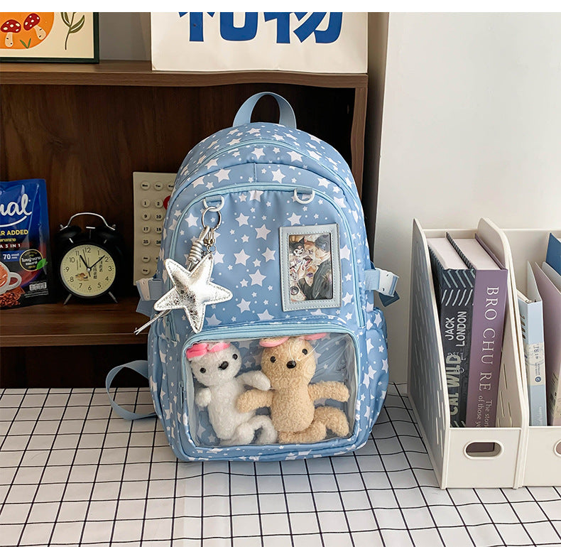 Good-looking Indie Sweet Cute Bar Cartoon Backpacks