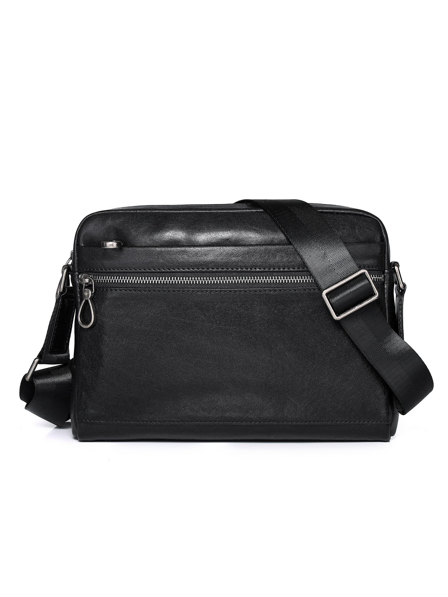 Men's Genuine Leather Retro Business Commute Hand Grip Men's Shoulder Bags