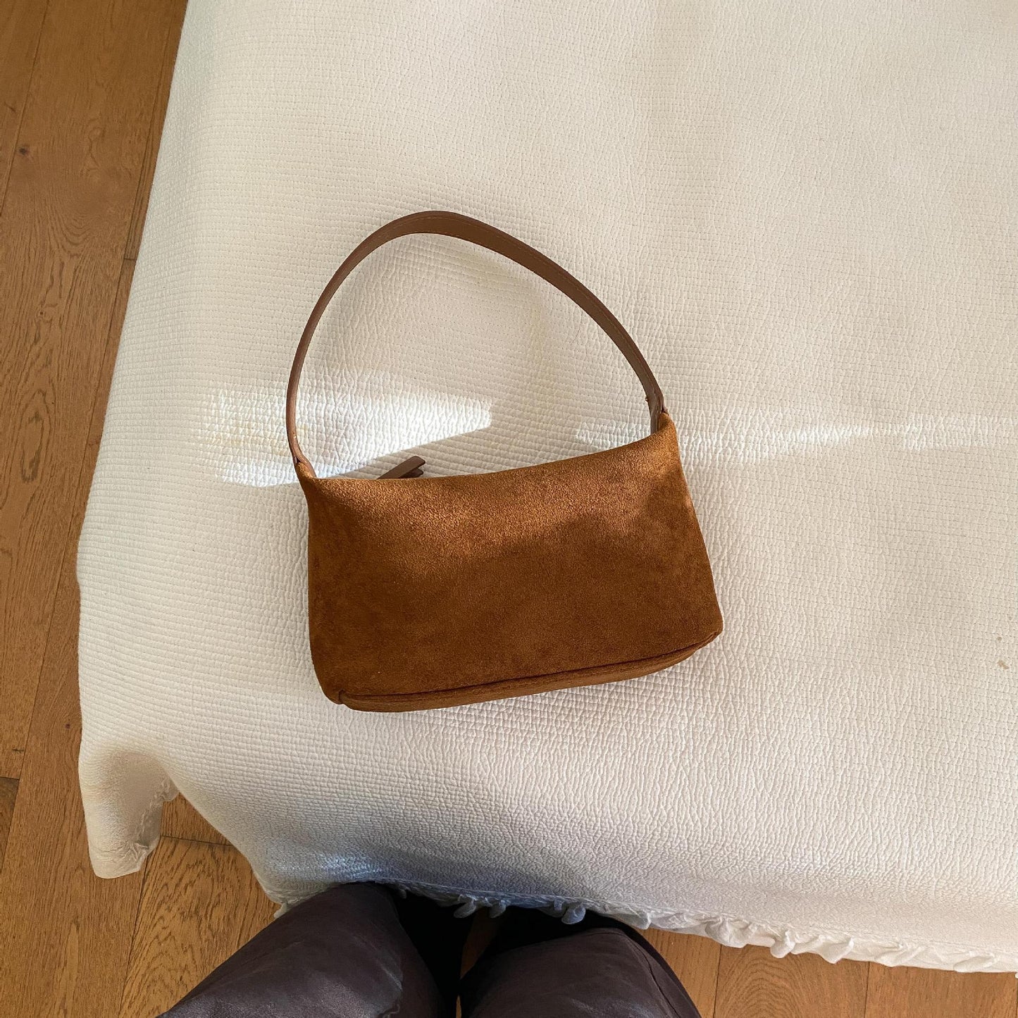 Women's Simple Solid Color Horizontal Korean Niche Women's Handbag