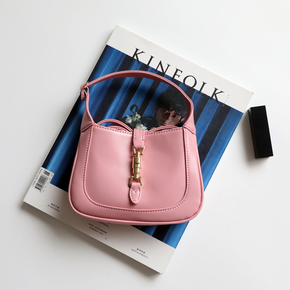 Saddle French Style Underarm Design Retro Women's Handbag