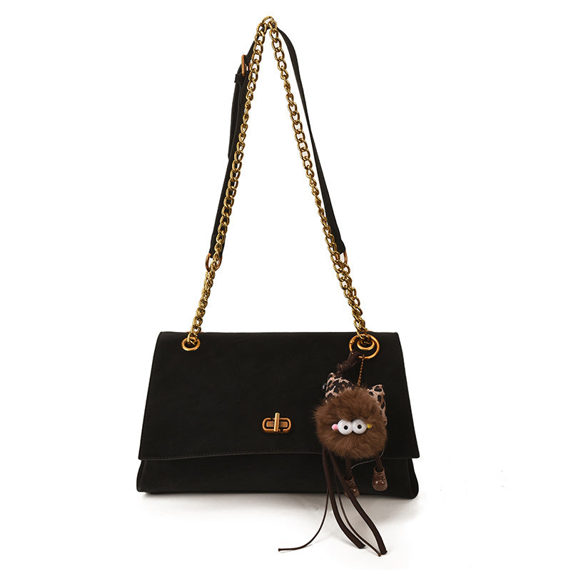 Women's Elegant Korean Style Fashion Chain French Shoulder Bags