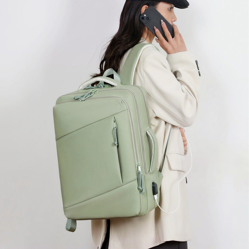 Women's & Men's Large Capacity Waterproof Oxford Cloth Computer Business Backpack