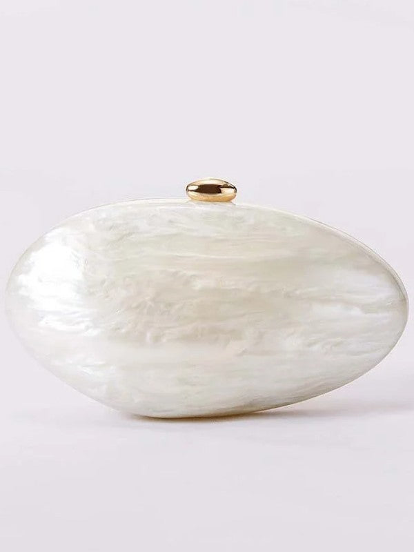 Charming Elegant Novelty Shell Clutch Solid Bags