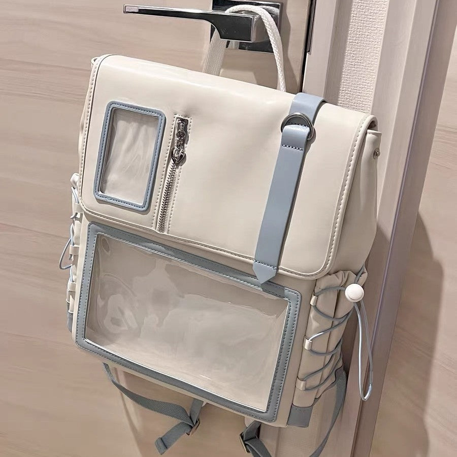 Pain Large Amount Of Food Double Backpacks