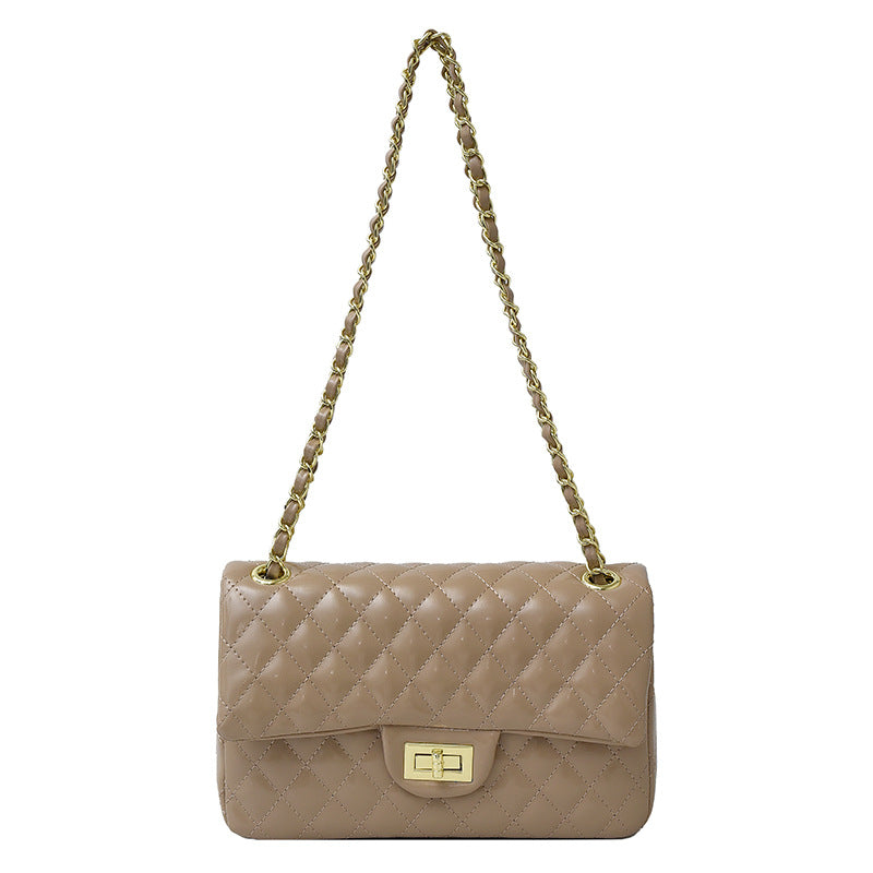 Women's Classic Style Rhombus Chain Summer Flap Women's Shoulder Bag